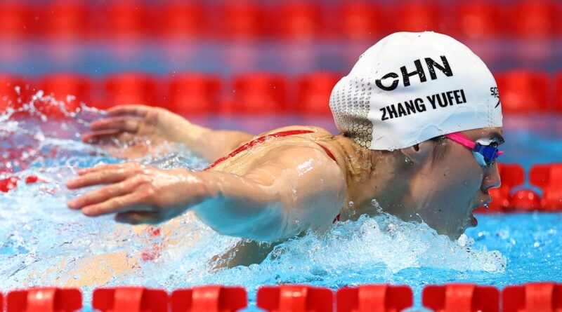 swimming-china’s-zhang-wins-women’s-200m-butterfly-gold-–-reuters